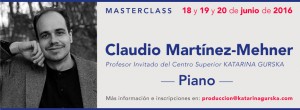 Novedades Educativas - banner masterclass Claudio Martinez